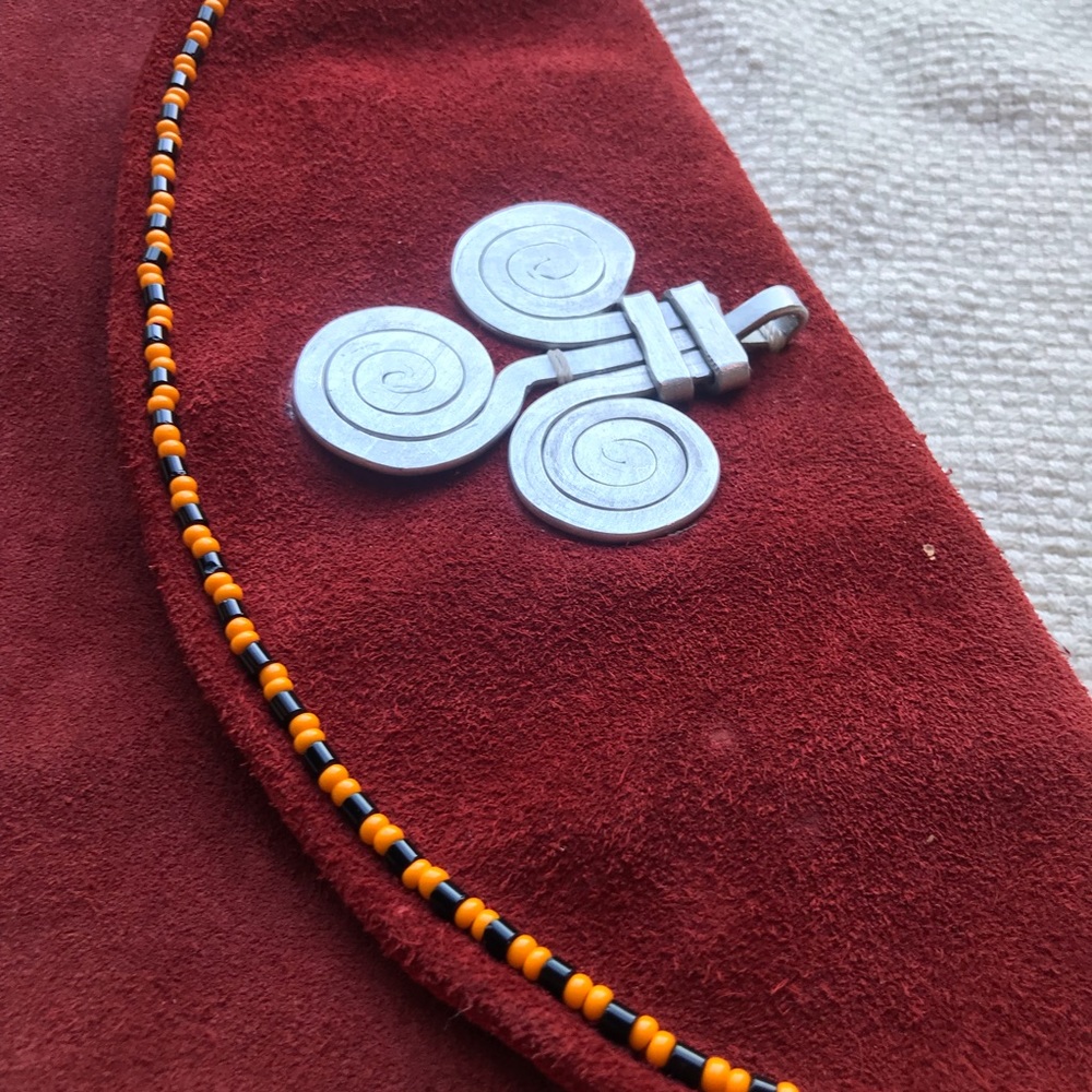 Handmade Suede Clutch